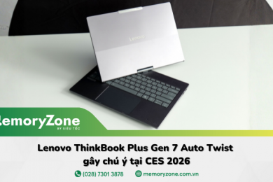 Lenovo ThinkBook Plus Gen 7 Auto Twist gây chú ý tại CES 2026